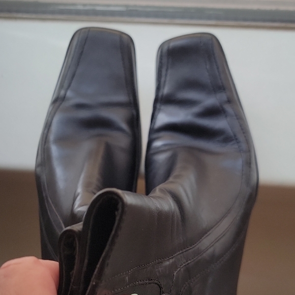 Etienne Aigner Black Heeled Boots - Picture 8 of 11